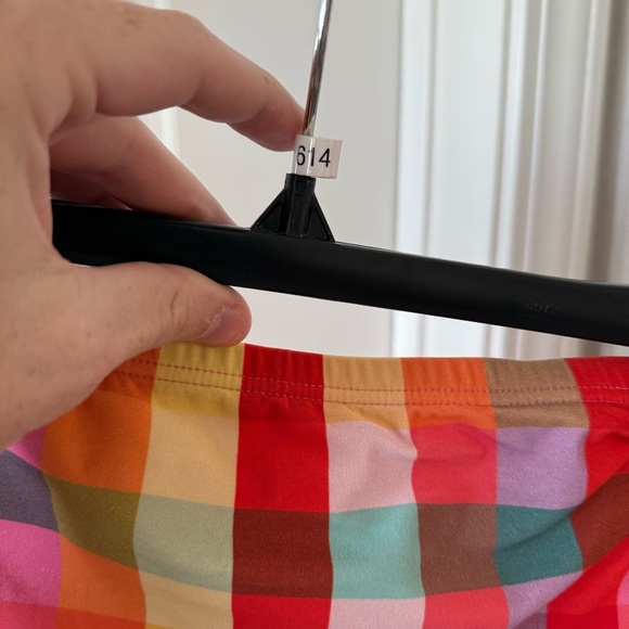 Kate Spade Multicolor Strapless One Piece Swimsuit Size Large - Picture 2 of 3